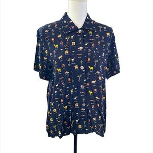 David Dart petite button-up shirt    —Sale